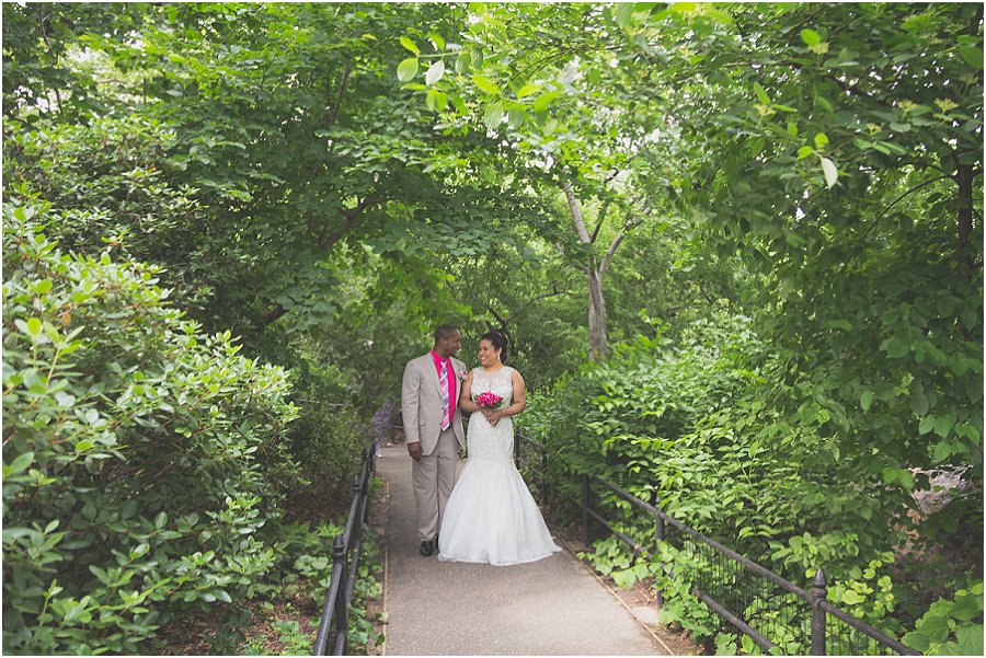 Central Park Wedding - Trees
