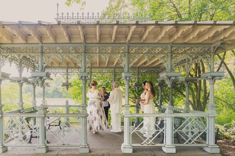 Real couple married in Central Park - New York City