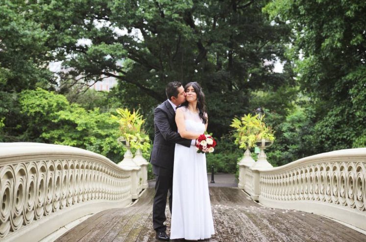 Real couple married in Central Park - New York City
