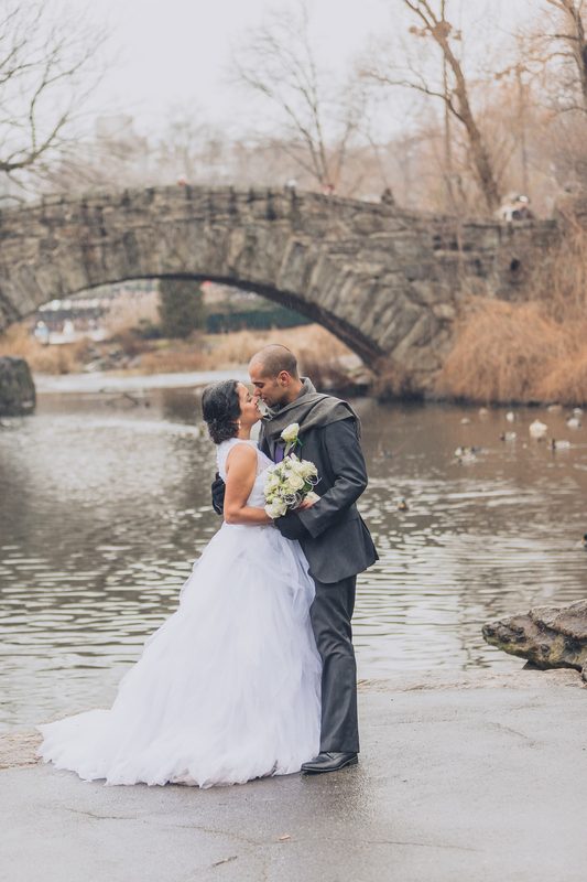 Real couple married in Central Park - New York City