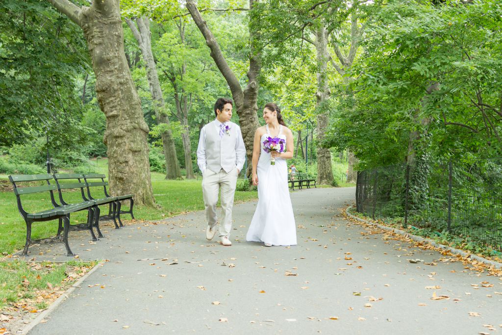 Central Park Elopement Photography Session