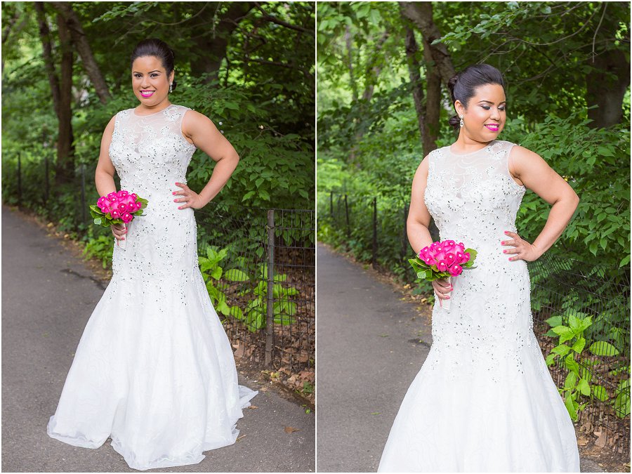 Central Park Wedding Bride